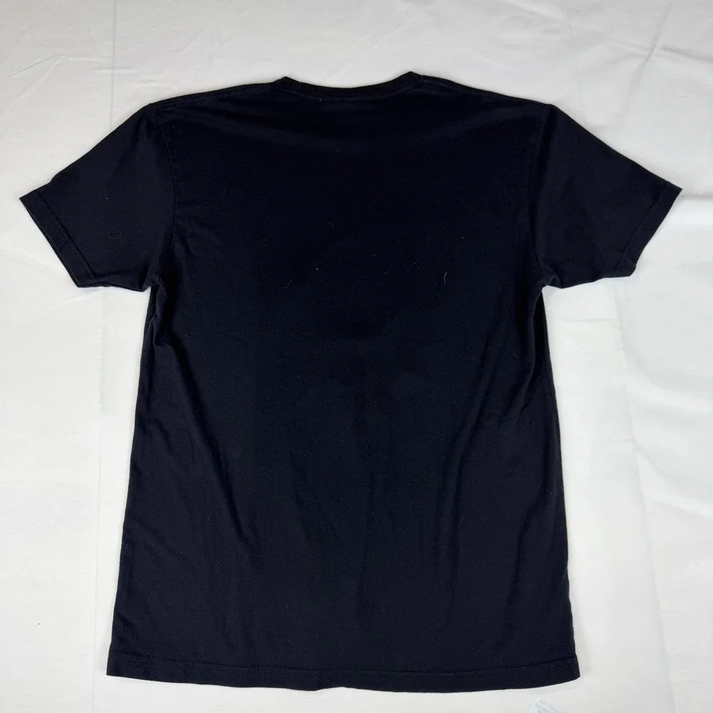 Next Level Apparel Baby Devil Dip & Rip Graphic T-Shirt Men's Black Cotton Blend